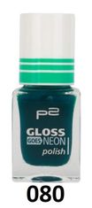 p2 Cosmetics / Gloss Goes Neon polish / lak na nehty