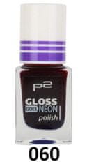 p2 Cosmetics / Gloss Goes Neon polish / lak na nehty