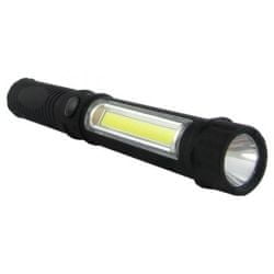 Trixline Svítilna led ruční 3W TR C220 COB+1 LED 150lm 3xAAA TRIXLINE