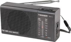 CMT TIROSS MINI PŘENOSNÉ RÁDIO NA BATERIE ČERNÉ