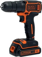 Makita BLACK + DECKER Šroubovák 18V BDCD18 1x1,5Ah