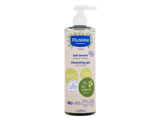 Mustela 400ml bio cleansing gel, sprchový gel