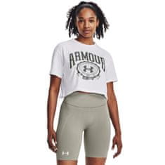 Under Armour Dámské tričko Under Armour Collegiate Crest Crop SS L