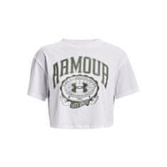 Under Armour Dámské tričko Under Armour Collegiate Crest Crop SS L