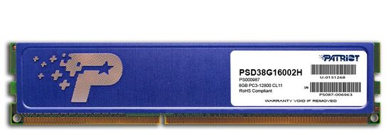 Patriot 8GB DDR3 1600MHz Patriot CL11 s chladičem