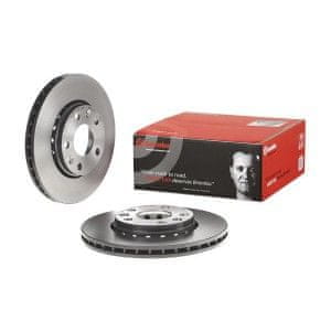 Brembo Brzdové kotouče Renault LAGUNA III Grandtour (KT0/1) 1.616V, 1.5dCi - BREMBO