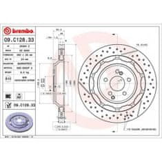 Brembo Brzdové kotouče Mercedes C-CLASS (W205) AMGC63, AMGC63S - BREMBO