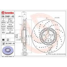 Brembo Brzdové kotouče Audi A6 C8 Avant (4A5) RS6 Q - BREMBO