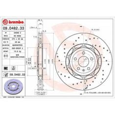 Brembo Brzdové kotouče Audi A6 C8 Avant (4A5) RS6 Q - BREMBO