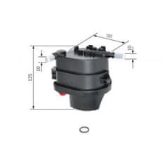 Bosch Palivový filtr Citroen C3 II (SC_) - 1.4HDi70