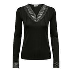 Jacqueline de Yong Dámské triko JDYRINE Regular Fit 15309637 Black (Velikost XL)