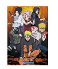 CurePink Plakát Naruto Shippuden: Skupina (61 x 91,5 cm)