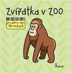 Zvířatka v ZOO - Leporelo pro děti ve věku 18+ měsíců