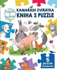 Svojtka & Co. Kniha s puzzle: Kamarádi zvířátka 5x9 dílků