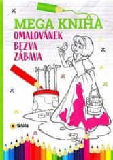 Sun Mega kniha omalovánek - Pink bezva zábava