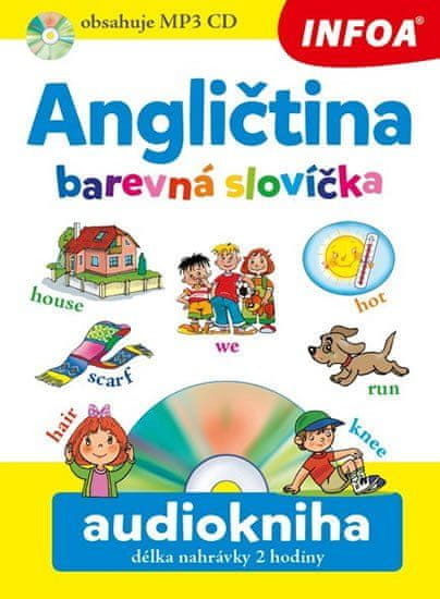 Infoa Angličtina barevná slovíčka + CDmp3