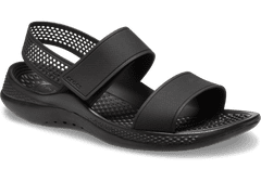 Crocs LiteRide 360 Sandals pro ženy, 38-39 EU, W8, Sandály, Pantofle, Black, Černá, 206711-001