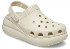 Crocs Classic Crush Clogs Unisex, 41-42 EU, M8W10, Pantofle, Dřeváky, Bone, Béžová, 207521-2Y2