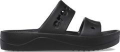 Crocs Baya Platform Sandals pro ženy, 36-37 EU, W6, Sandály, Pantofle, Black, Černá, 208188-001