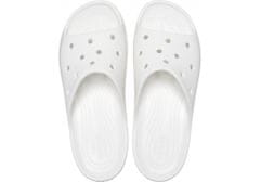 Crocs Classic Platform Slides pro ženy, 42-43 EU, W11, Pantofle, Sandály, White, Bílá, 208180-100