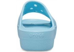 Crocs Classic Platform Slides pro ženy, 38-39 EU, W8, Pantofle, Sandály, Arctic, Modrá, 208180-411