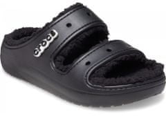 Crocs Classic Cozzzy Sandals Unisex, 36-37 EU, M4W6, Bačkory, Pantofle, Black/Black, Černá, 207446-060