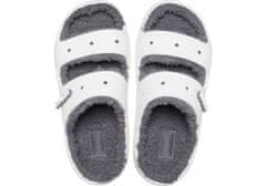 Crocs Classic Cozzzy Sandals Unisex, 38-39 EU, M6W8, Bačkory, Pantofle, White, Bílá, 207446-100