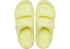 Crocs Classic Cozzzy Sandals Unisex, 42-43 EU, M9W11, Bačkory, Pantofle, Sulphur, Žlutá, 207446-75U