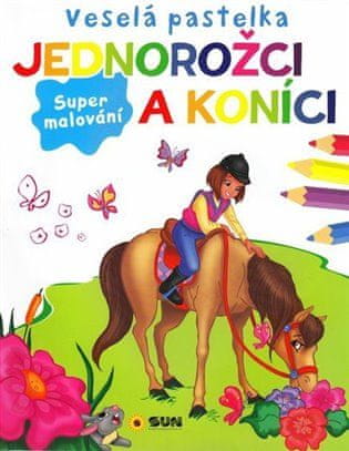 Veselá pastelka Jednorožci a koníci