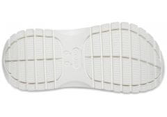 Crocs Classic Mega Crush Clogs Unisex, 39-40 EU, M7W9, Pantofle, Dřeváky, White, Bílá, 207988-100