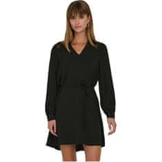 Jacqueline de Yong Dámské šaty JDYLION Regular Fit 15308123 Black (Velikost M)