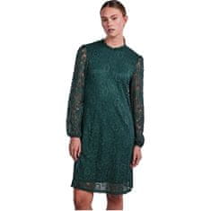 Pieces Dámské šaty PCOLLINE Regular Fit 17139864 Trekking Green (Velikost L)
