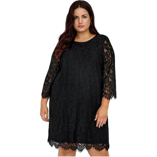 Only Carmakoma Dámské šaty CARADIA Regular Fit 15292509 Black