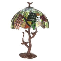 Clayre & Eef Stolní lampa Tiffany BIRDS 5LL-6130