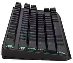 4DAVE Endorfy herní klávesnice Thock TKL Wireless Black / RGB / black sw. / bezdrátová / mechanická / CZ/SK layout / černá