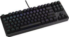 4DAVE Endorfy herní klávesnice Thock TKL Kailh BR RGB /USB/ brown sw. / drátová / mechanická / CZ/SK layout / černá RGB