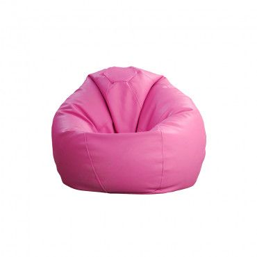 Casa Vital Beanbag SOFTY, PolyuretanImitace kůže, růžový, 60x105 cm