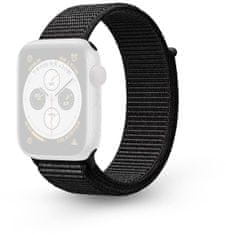 RhinoTech řemínek Magic Tape pro Apple Watch 42/44/45/49mm, černá