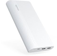 EPICO multiportová powerbanka, 20100mAh, 60W, bílá