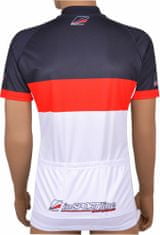 inSPORTline Cyklistický dres Pro Team (Velikost: M, Barva: černo-červeno-bílá)