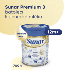 Sunar Premium 3 batolecí mléko 700 g