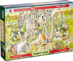 Heye Puzzle Šílená ZOO: Expozice Jurský svět 1000 dílků