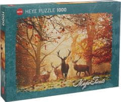 Heye Puzzle Kouzelné lesy: Jeleni 1000 dílků