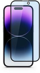 EPICO tvrzené sklo s filtrem proti modrému světlu pro Apple iPhone 15 Pro, 3D+