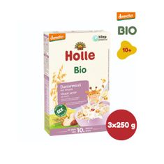 Holle Bio Junior vícezrnné müsli s ovocem - 3 x 250g