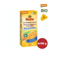 Holle BIO Dětské špaldové keksy 2 × 150g