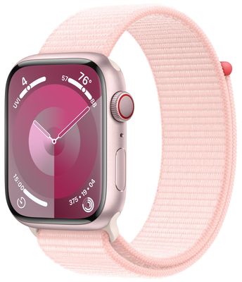 Chytré hodinky Apple Watch Series 9 Cellular Apple Pay Retina displej voděodolnost WR50 pro plavání detekce autonehody nové funkce fáze spánku SOS volání krytí proti prachu akcelerometr GPS stále zapnutý EKG monitorování tepu srdeční činnosti hudební přehrávač volání notifikace NFC platby Apple Pay hluk App Store Senzor pro snímání okysličení krve měření fyzické kondice VO2 max ovládání dvojitým poklepáním