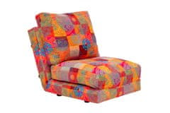 Atelier Del Sofa 1-místná pohovka Taida 1 - Seater - Patchwork, Vícebarevná