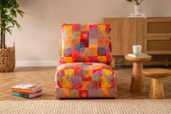 Atelier Del Sofa 1-místná pohovka Taida 1 - Seater - Patchwork, Vícebarevná