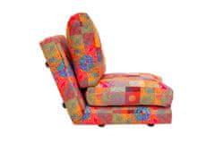 Atelier Del Sofa 1-místná pohovka Taida 1 - Seater - Patchwork, Vícebarevná